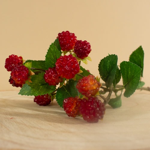 Red Raspberry Spray Artificial Flower Decoration 40cm Product Gallery Image